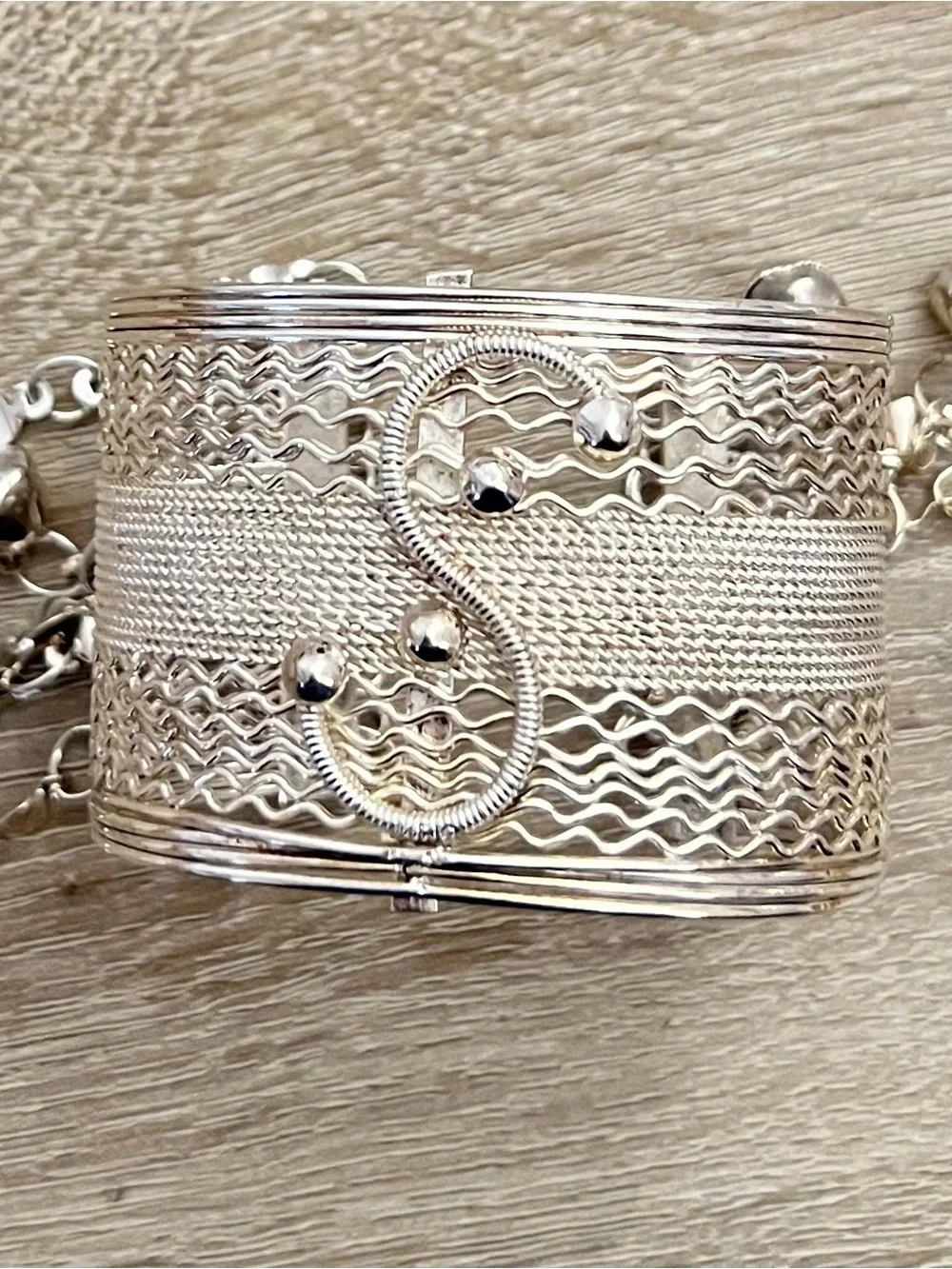 Boho Tribal Bracelet Bundle Red Black Gold & Silver Cuff